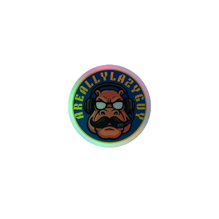 LAZY LOGO 2.0 HOLO STICKER product image (1)