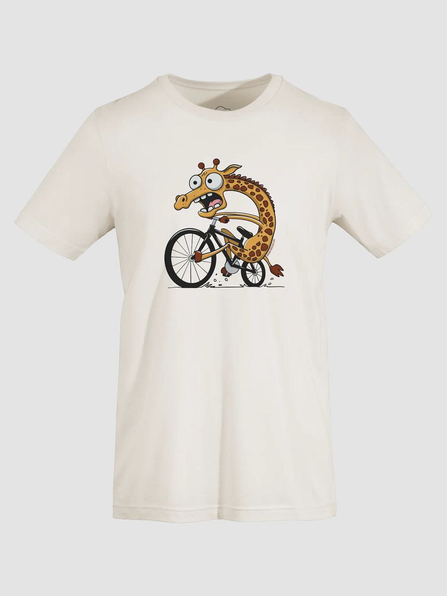 Funny unbalanced giraffe Cycling T-Shirt – Bike Cyclist Humor Tee product image (7)