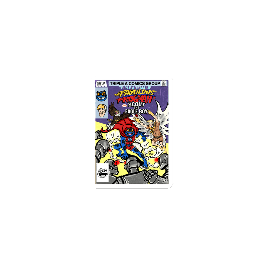 Triple A Team-Up Frogman and Scout Magnet product image (1)