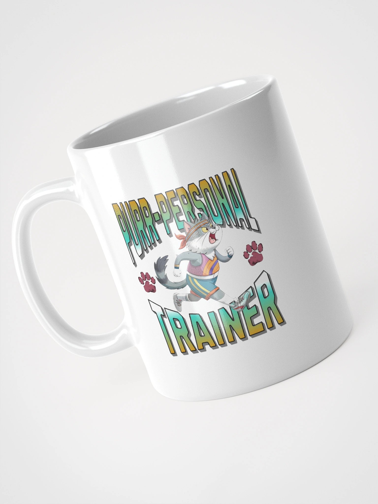Purr Personal Trainer Cat Mug product image (6)