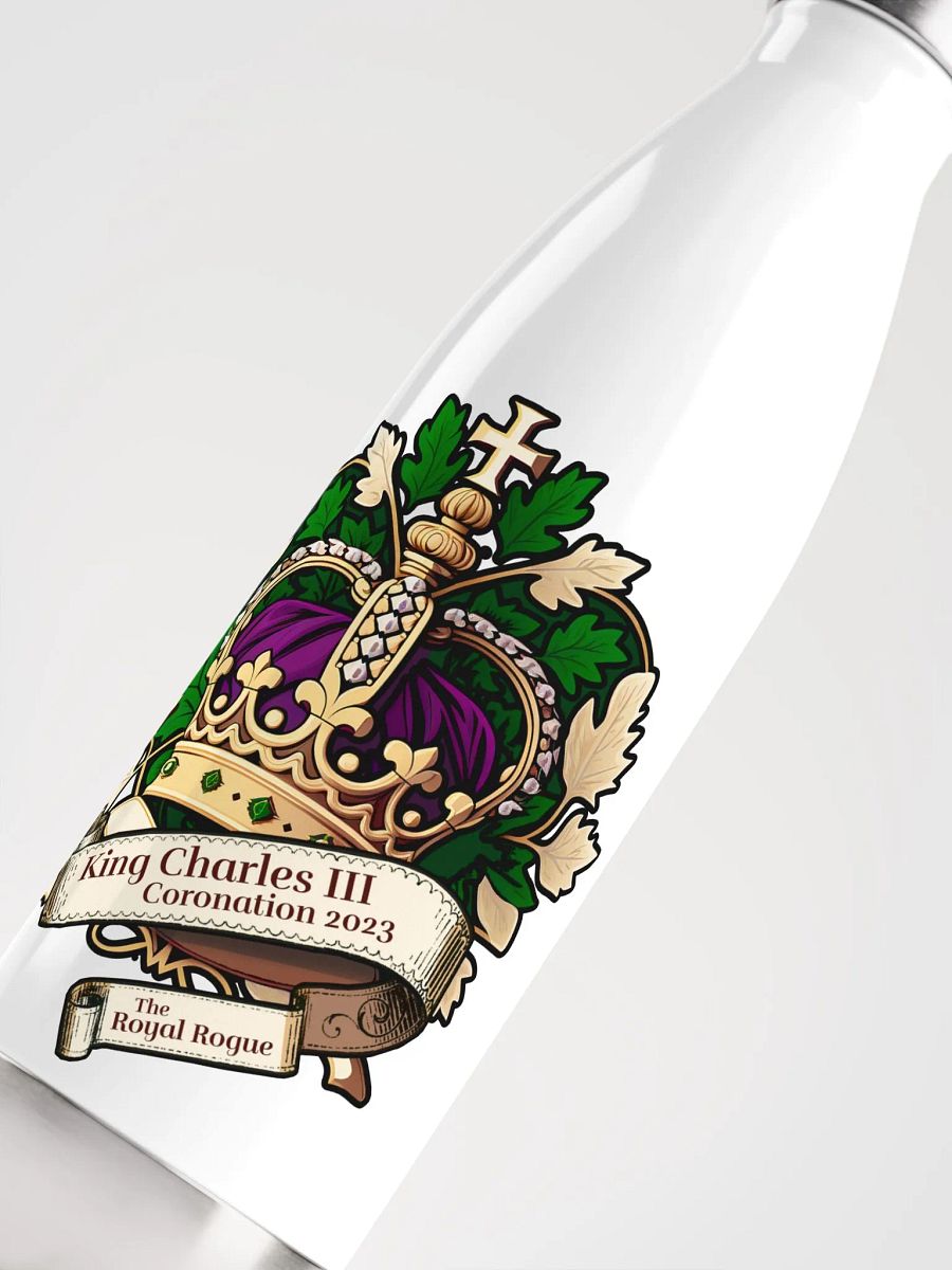 King Charles III Coronation Stainless Steel Water Bottle product image (5)