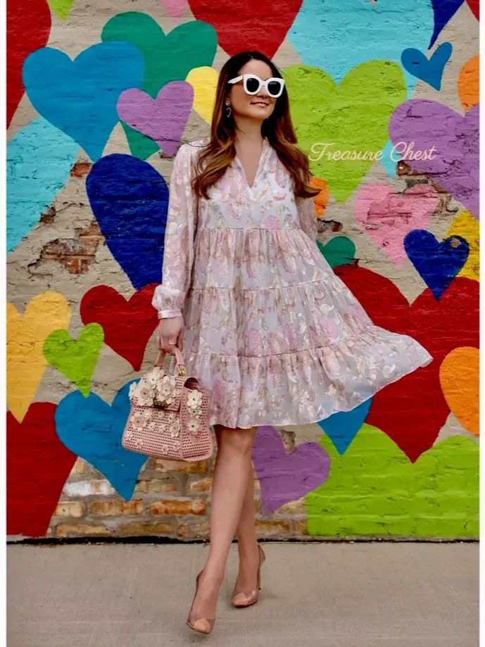 Lilly Pulitzer NWT Sarita Silk Dress Coconut Rose Gold 🦄 Size 4,6,12 🦄 product image (3)