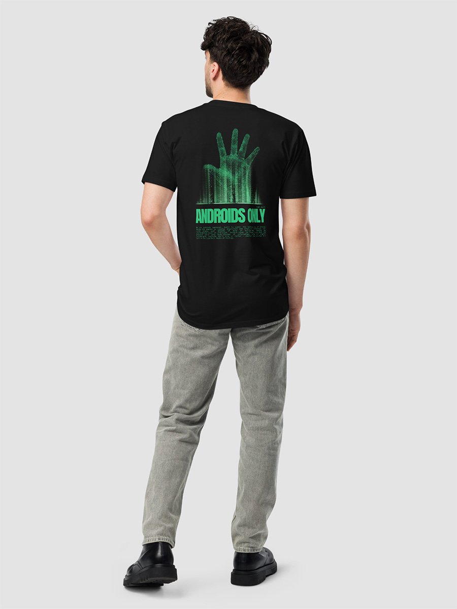 Androids Only T-shirt product image (4)