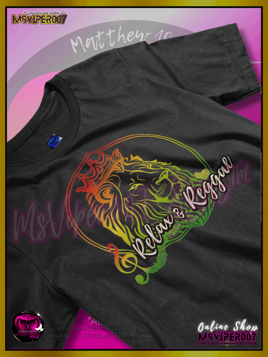T-Shirt - MsViper007's "Relax & Reggae™ [V2]" Comfort T-shirt By Anna H. product image (2)