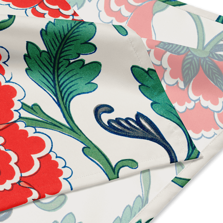 Red Floral Pattern. Bandana product image (2)