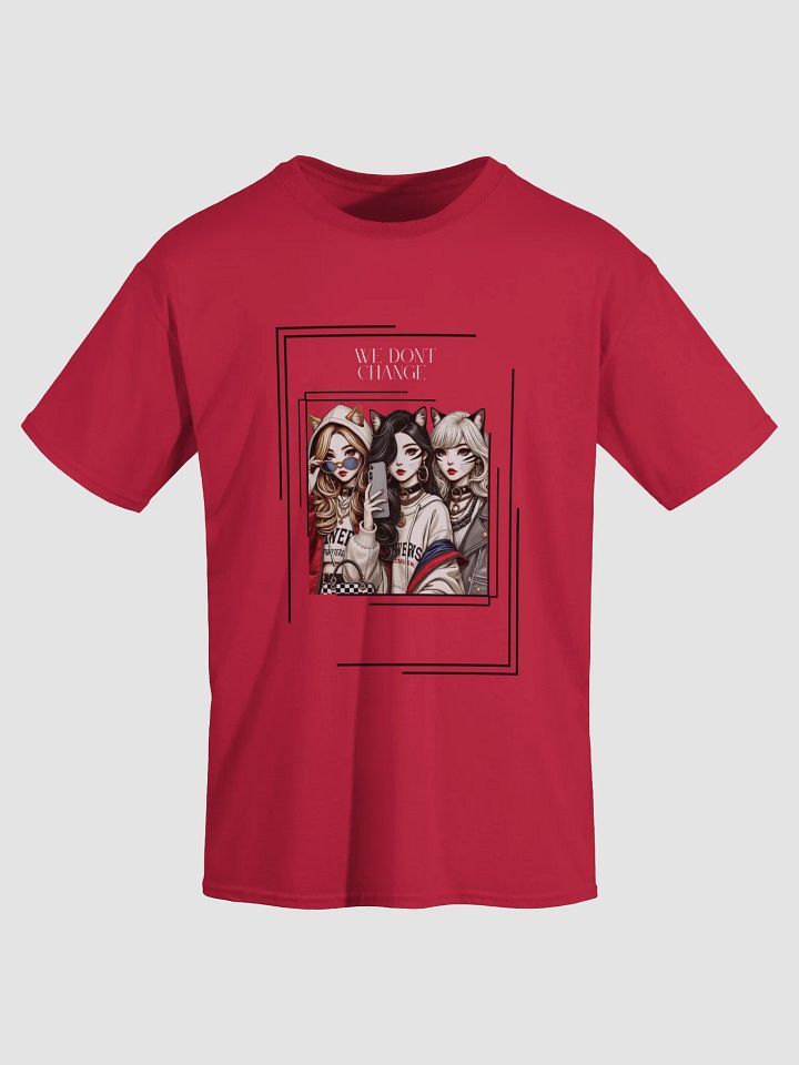 Gothic Anime Girls T-Shirt | Trendy Streetwear Cat Ear Hoodie Art | Aesthetic Urban Fashion TeesTrendy gothic anime girls t-shirt featuring cat ear hoodie and urban streetwear vibes.perfect for anime product image (2)