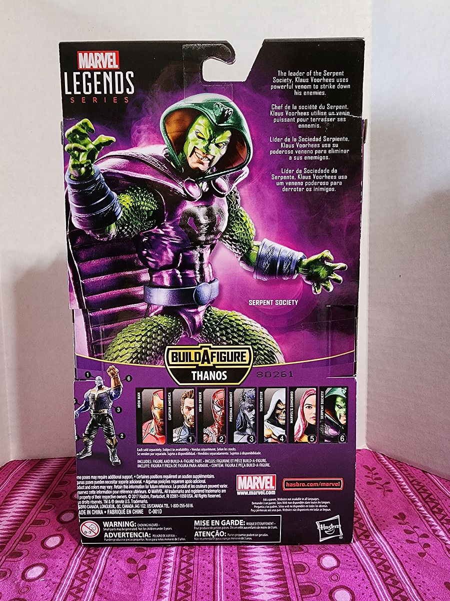 Serpent Society Marvel Legends Build-A-Figure - New in Box product image (6)