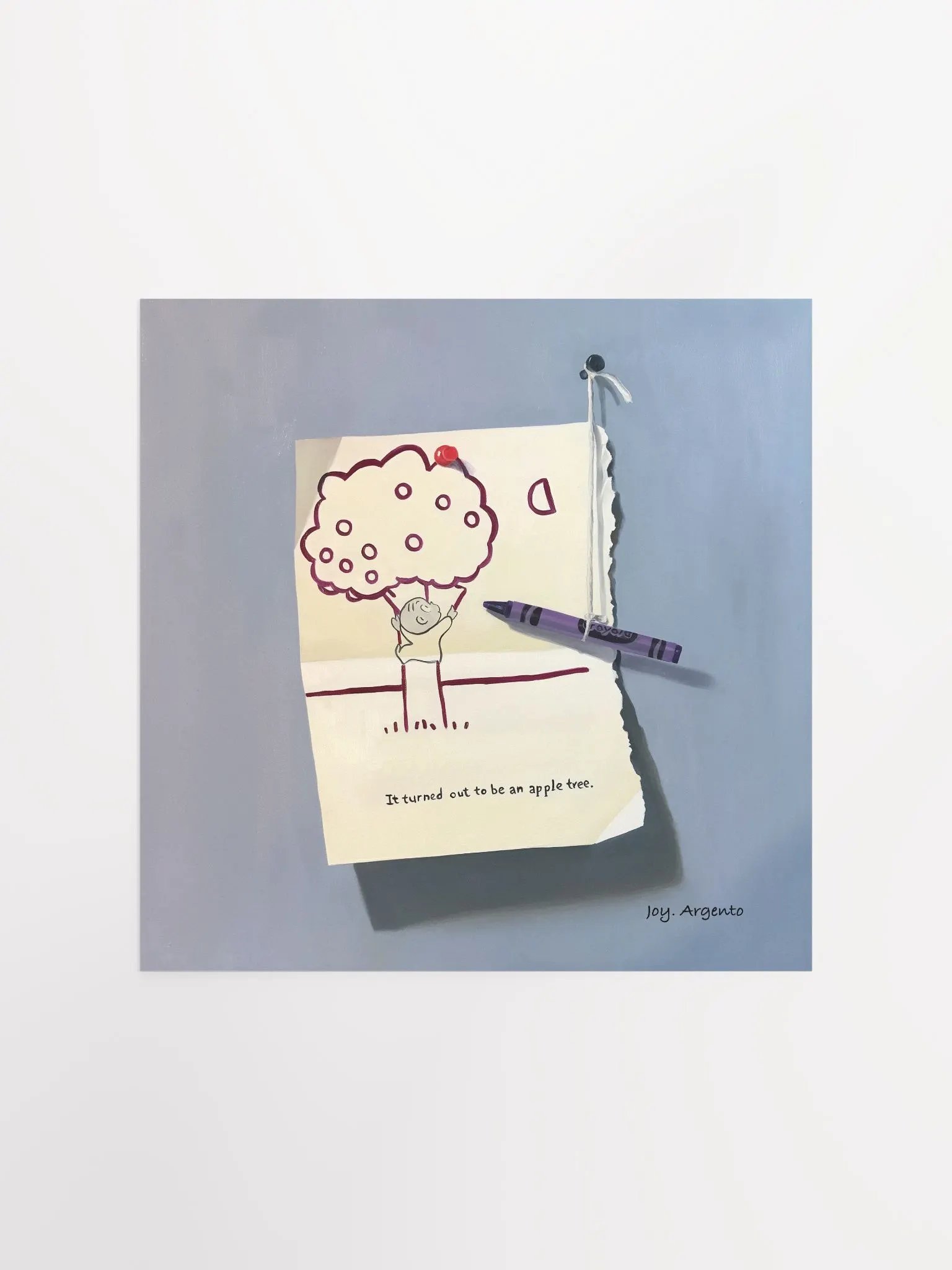 The Purple Crayon Print product image (1)