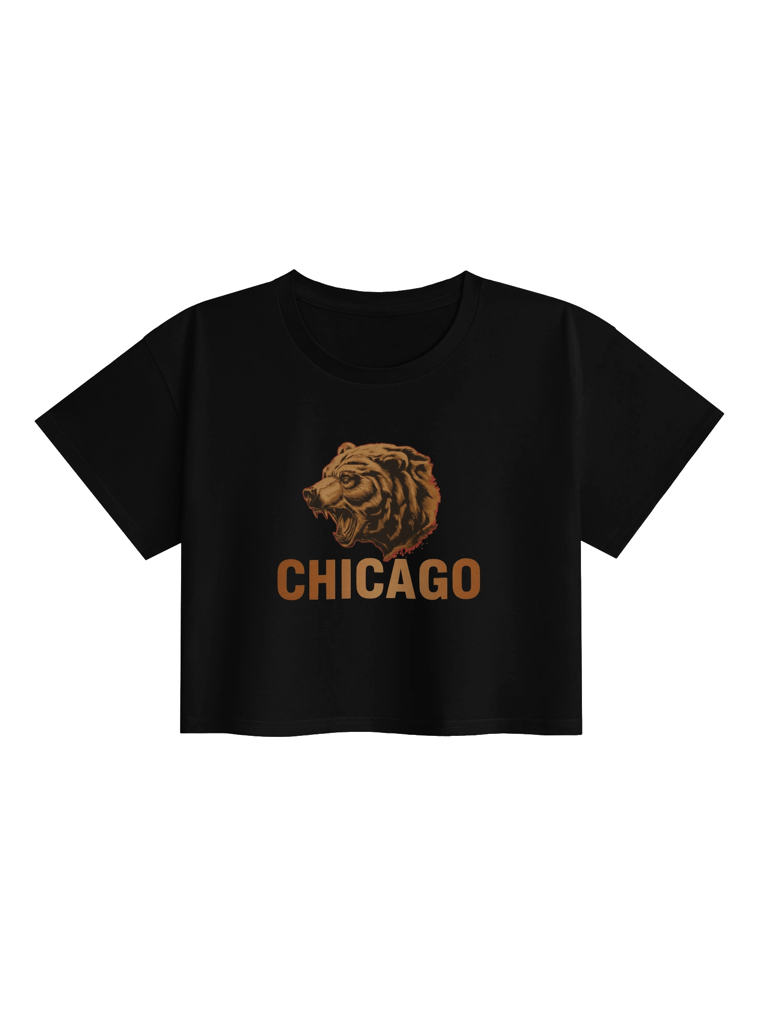 Chicago Grizzly Mode Women’s Crop Tee | Chicago | Football | Home Locker product image (5)