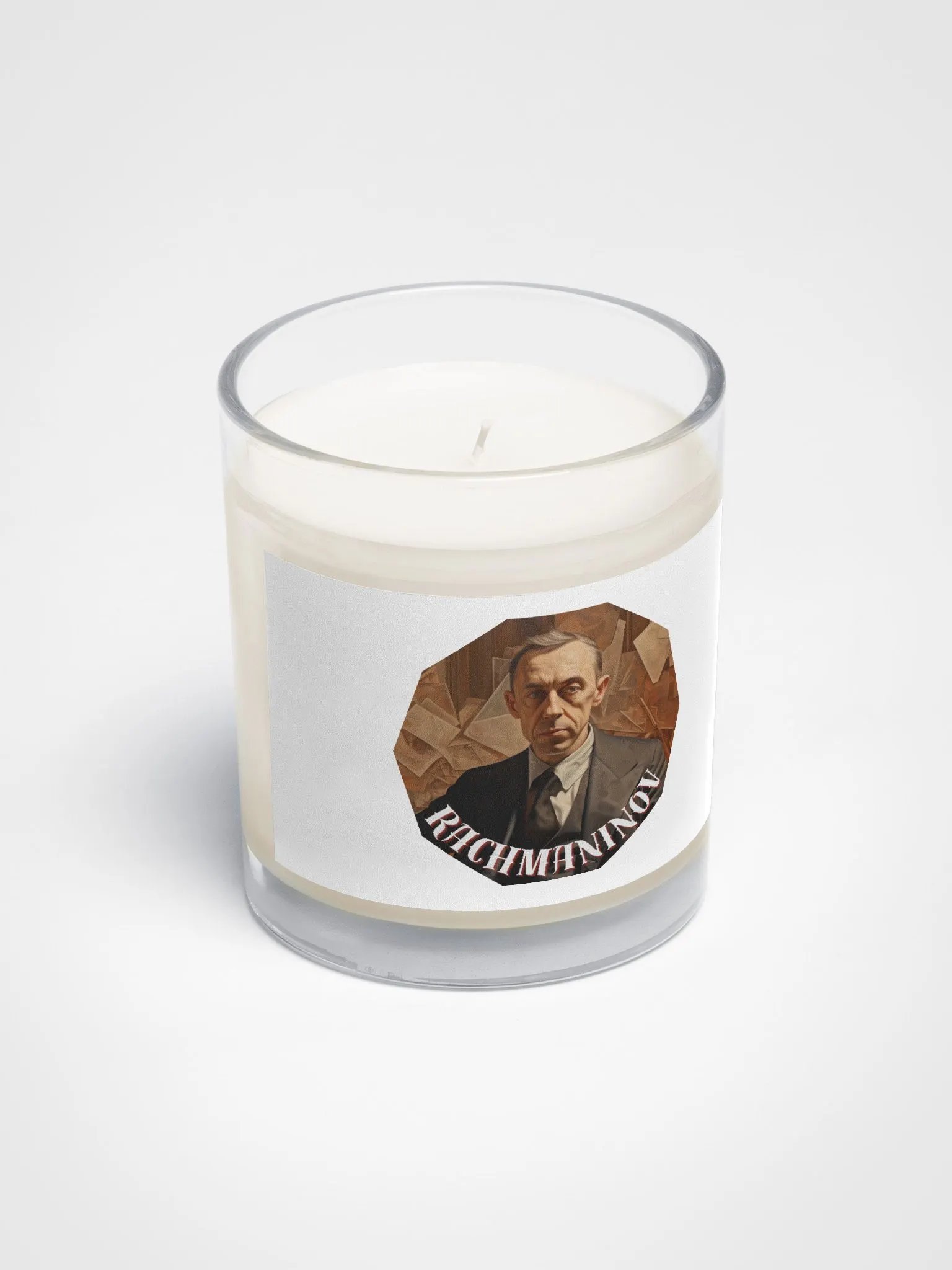 Sergej Rachmaninov - Oil Painting Portrait | Candle product image (2)