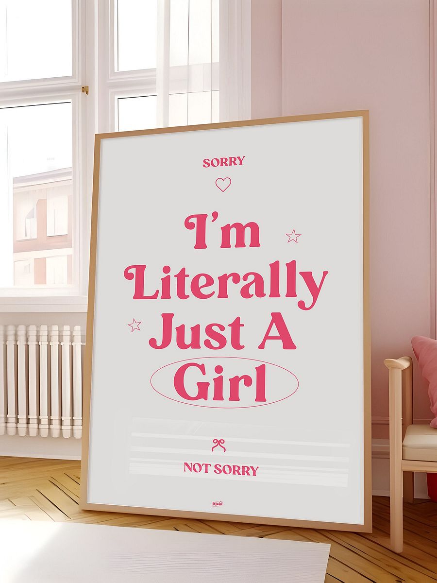 I'm Literally Just a Girl ~ Coquette Print product image (5)