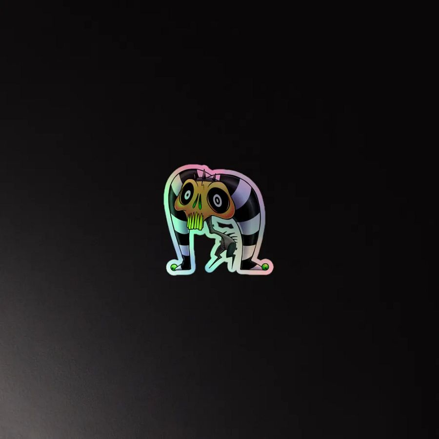 HOLO GRINKLE STICKER product image (2)