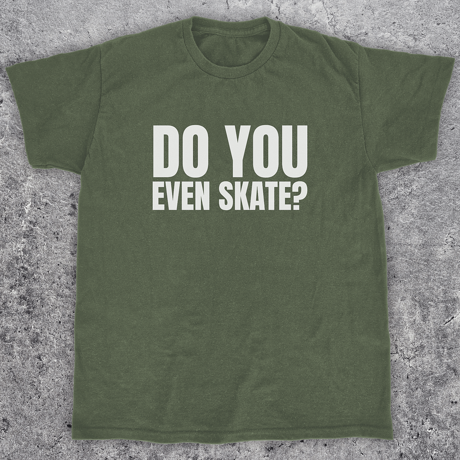 Do you even skate, Funny skateboarding t-shirt, Unisex product image (1)