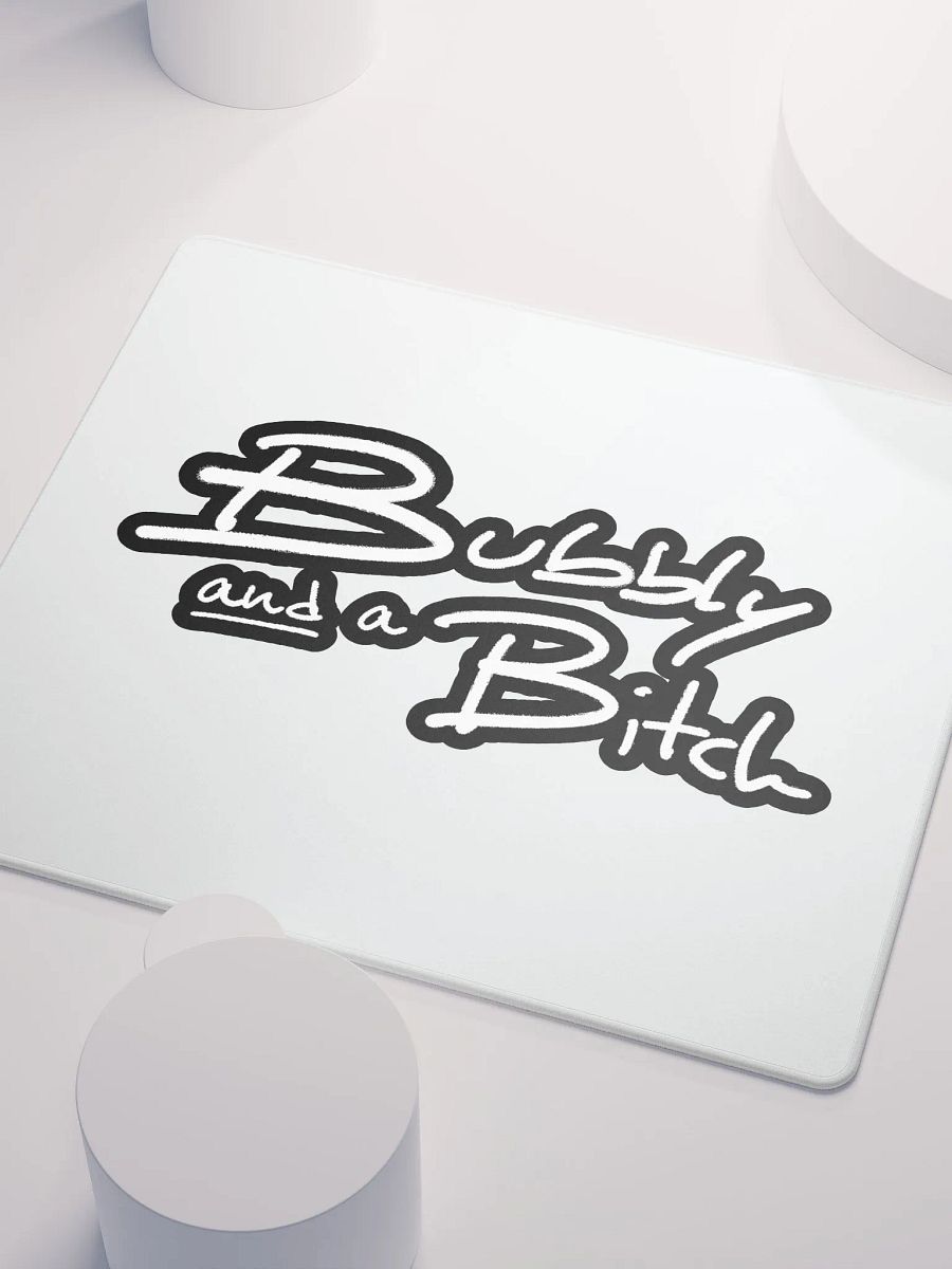 Bubbly and a B*tch (lined design) mouse pad product image (3)