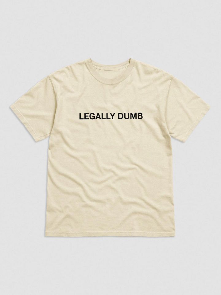 'Legally Dumb' Embroidered Tee product image (78)