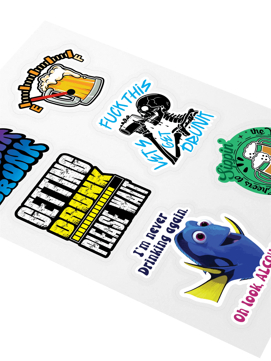 Drinking Sticker Pack product image (2)