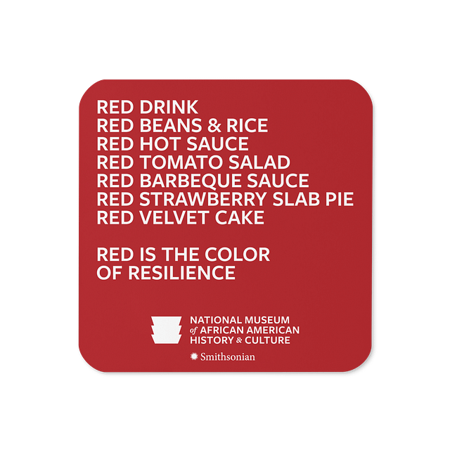 “Red is the Color of Resilience” Coaster product image (2)