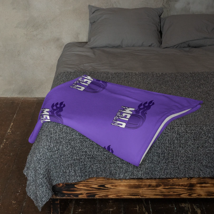 MSLA Purple Throw Blanket product image (12)