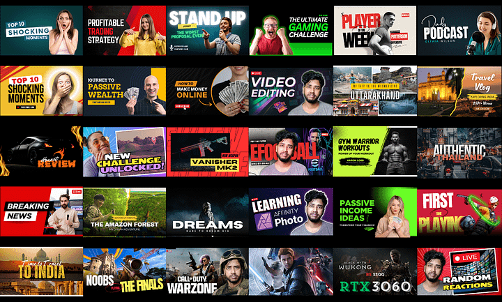 YouTube Thumbnail Templates product image (2)