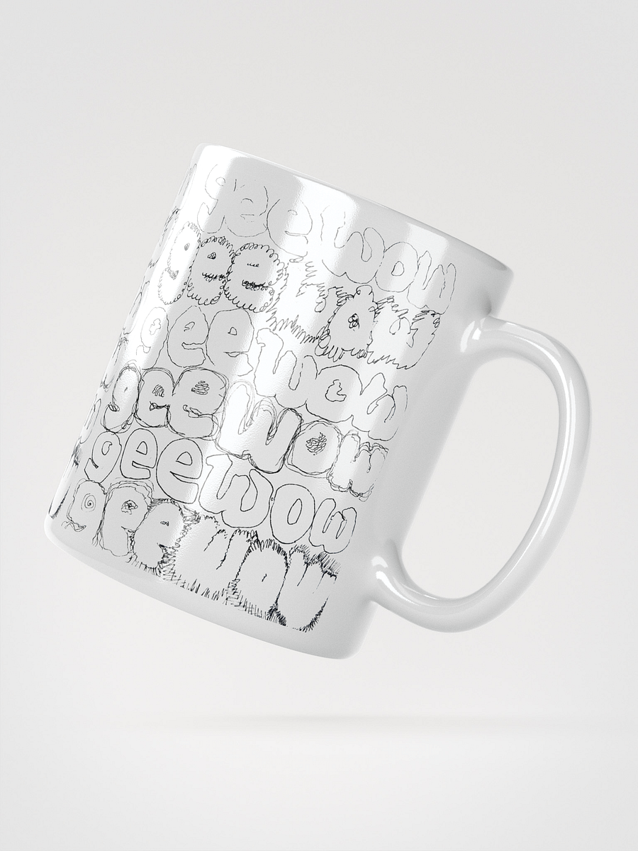 Gee Wow White Glossy Mug product image (6)