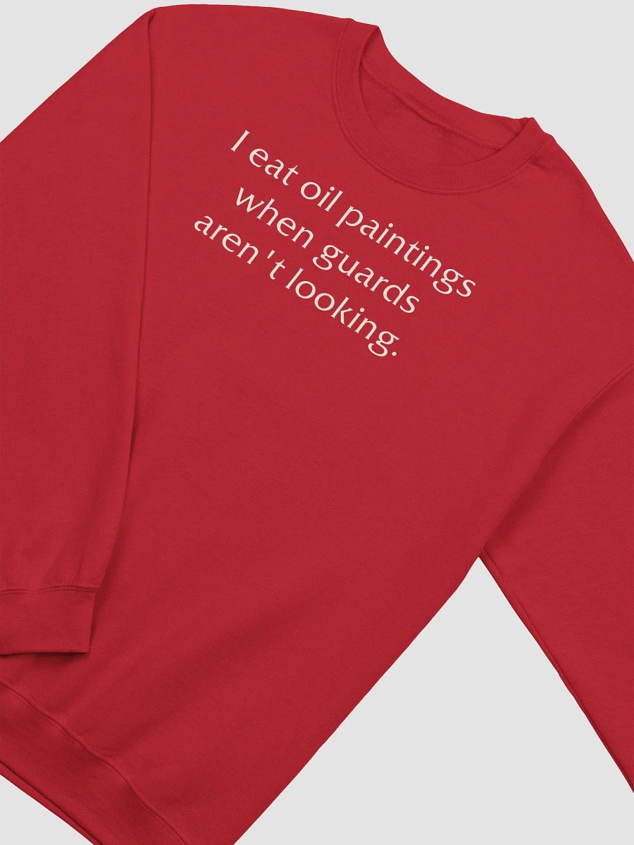 I eat oil paintings classic sweatshirt product image (4)