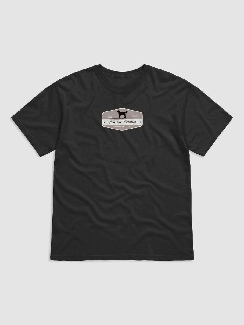Black Vintage America's Favorite Golden tee (additional colors available)