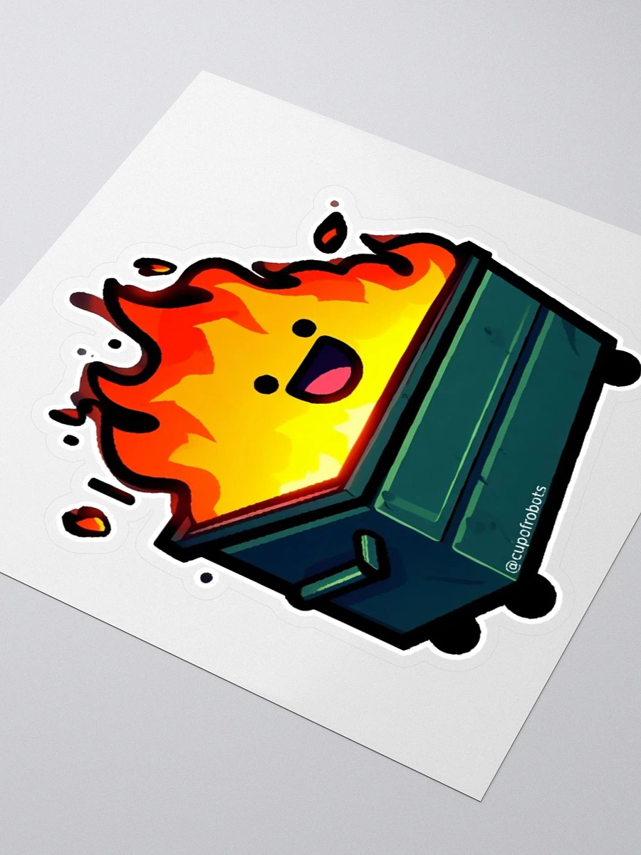 Happy Little Dumpster Fire Sticker product image (3)