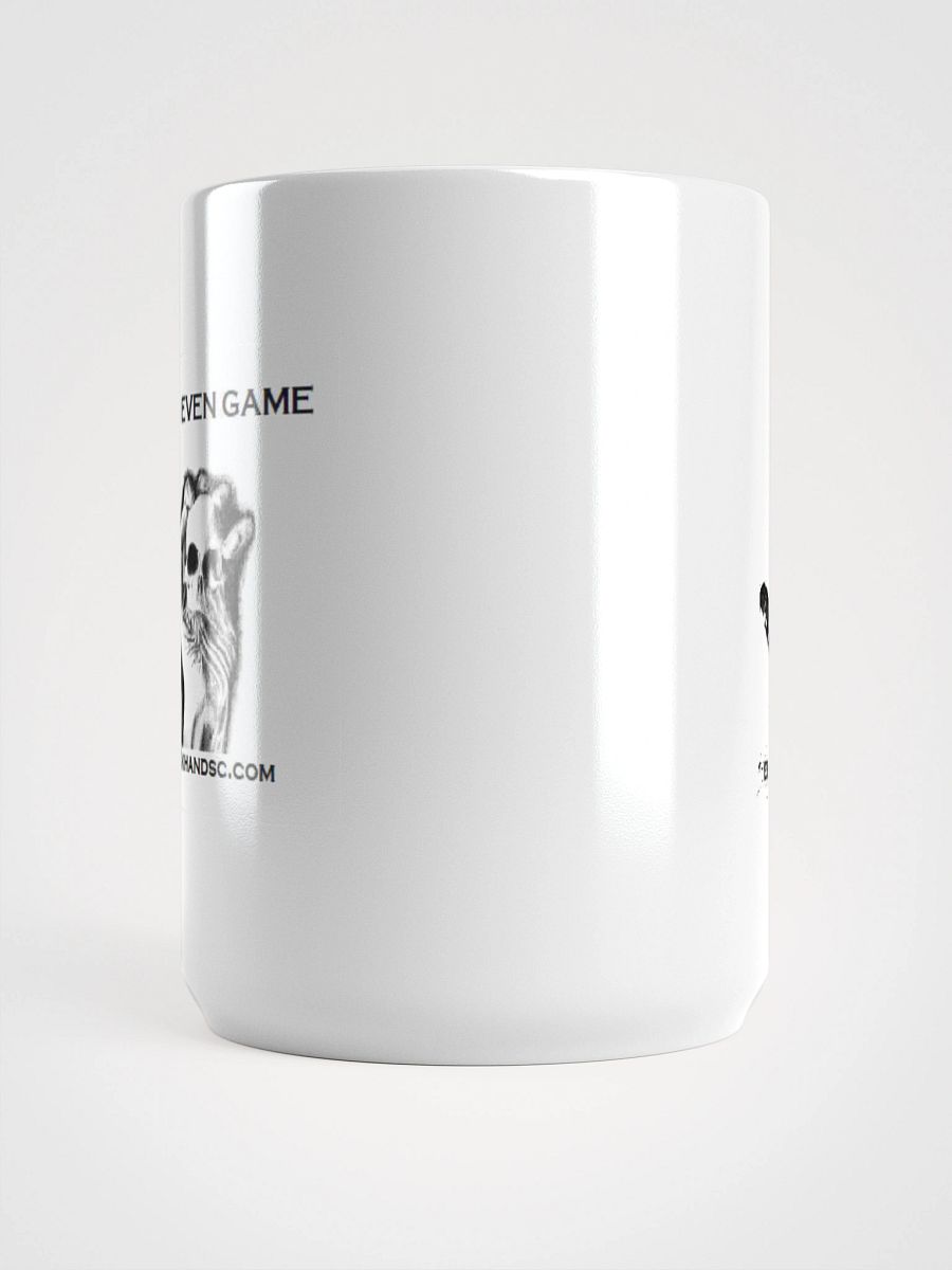Skull Handprint White Mug product image (5)