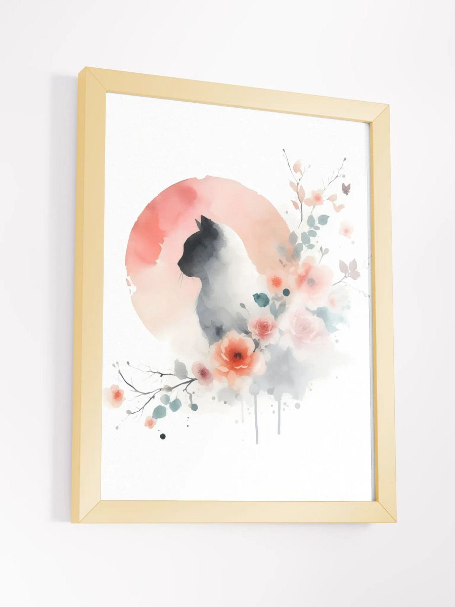 Dreamy Cat & Blossoms - Wall Art product image (9)