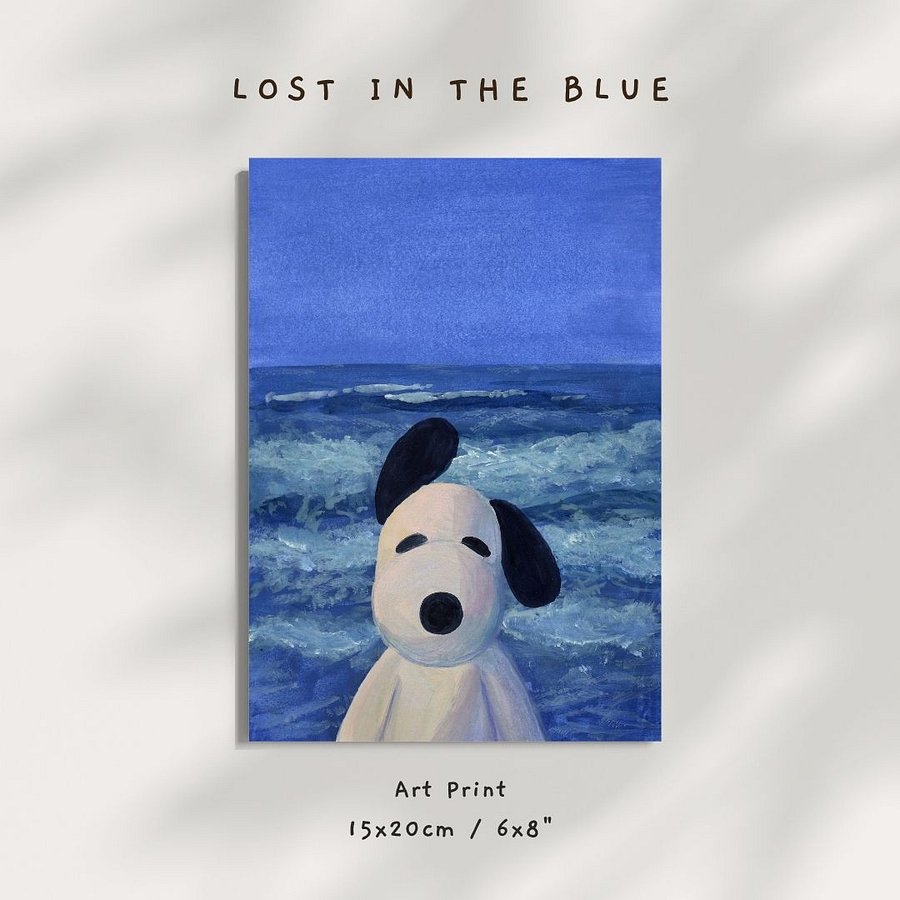 Lost in the Blue - Art Print product image (1)