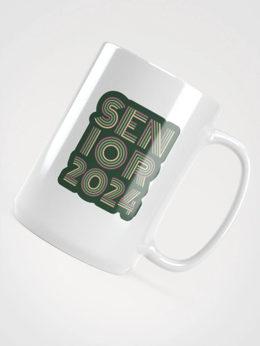 Senior 2024 White Glossy Ceramic Mug product image (4)