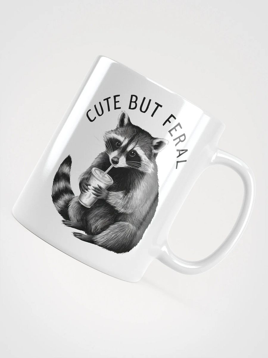 Cute But Feral Raccoon Mug product image (11)