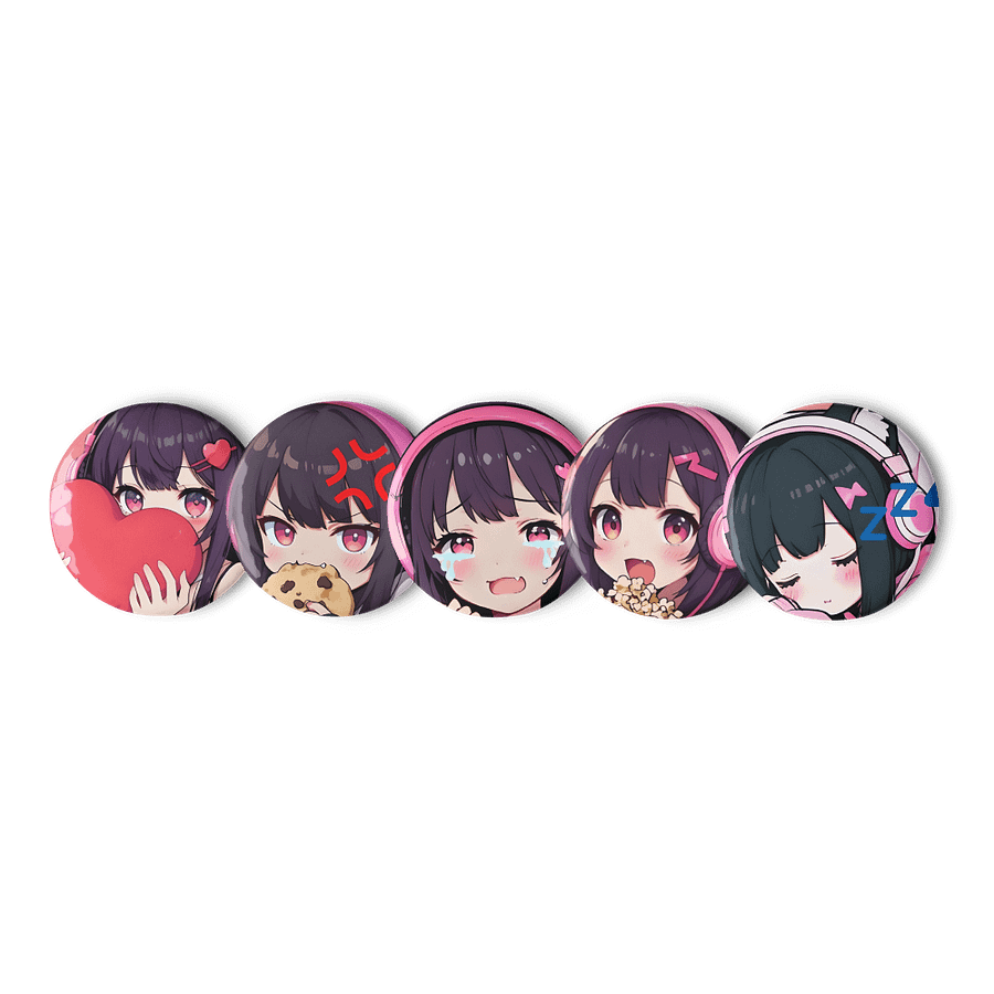 Aiyun’s Cute Girl Pin Set product image (1)