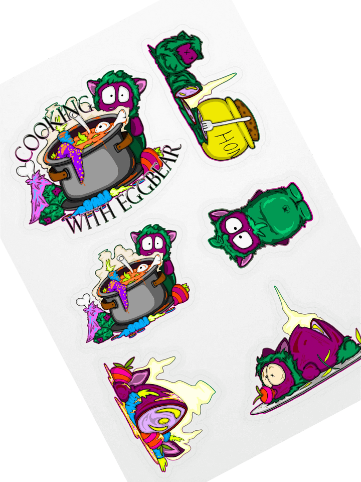 Cooking With Eggbear Stickers product image (1)
