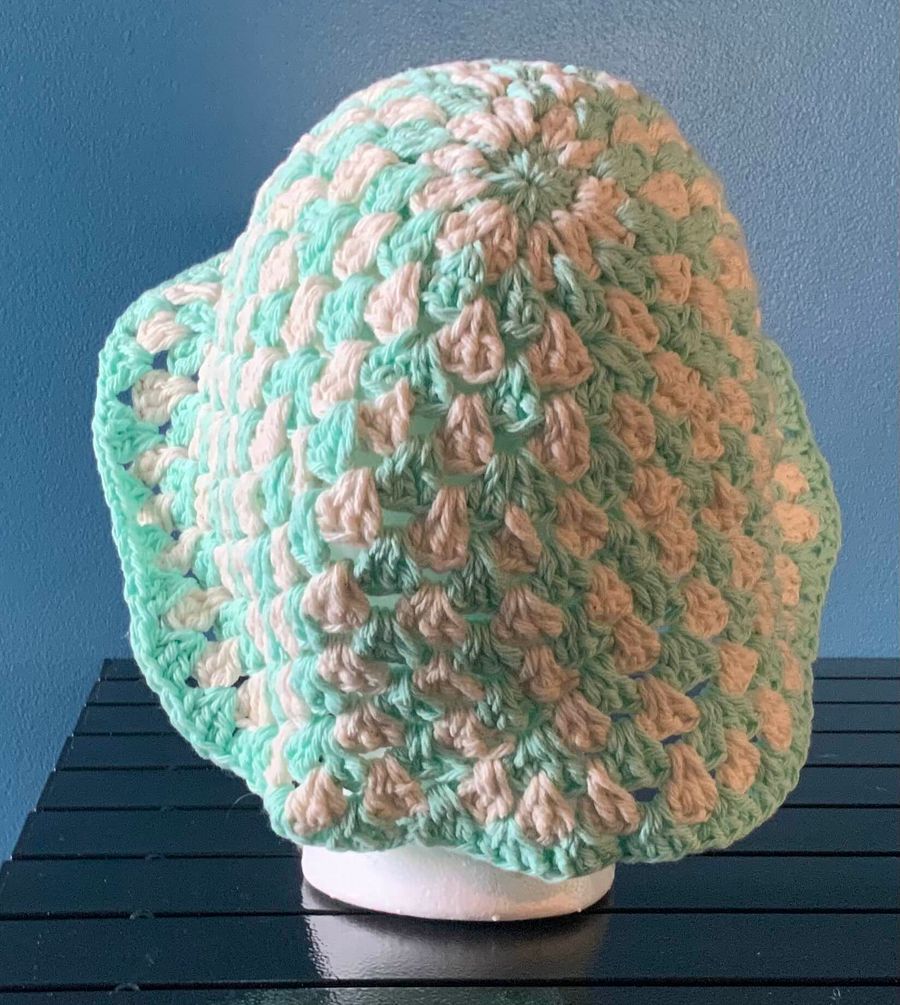 Sea Glass and Ecru Bucket Hat product image (3)