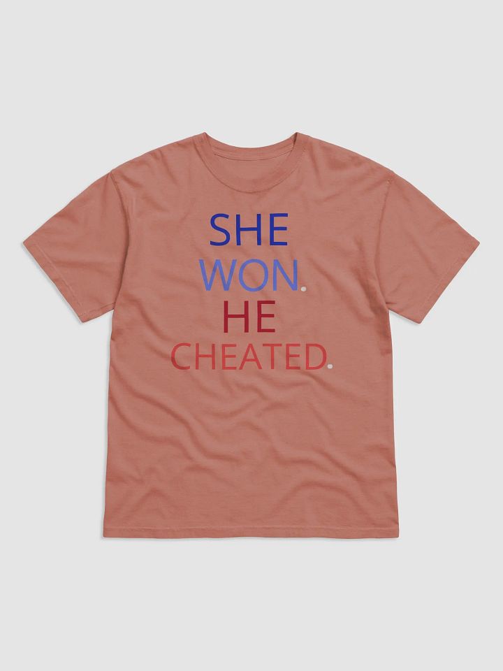 She Won | He Cheated Tee. product image (10)