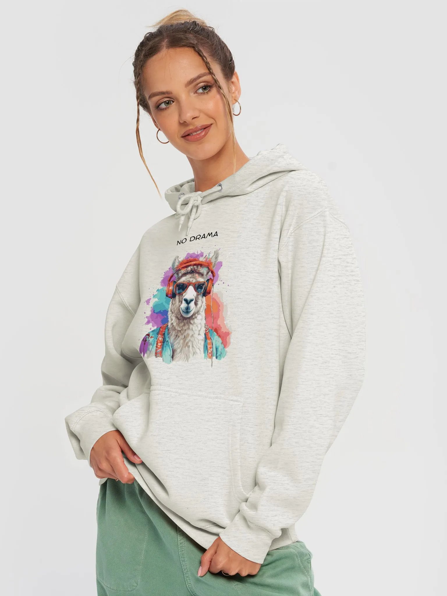 No Drama Llama Hoodie product image (3)