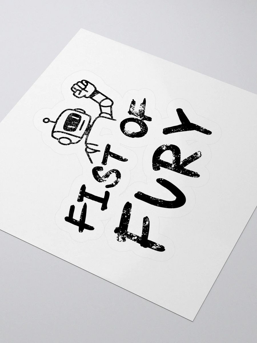 Fist Of Fury Customizable Kiss Cut Stickers product image (7)