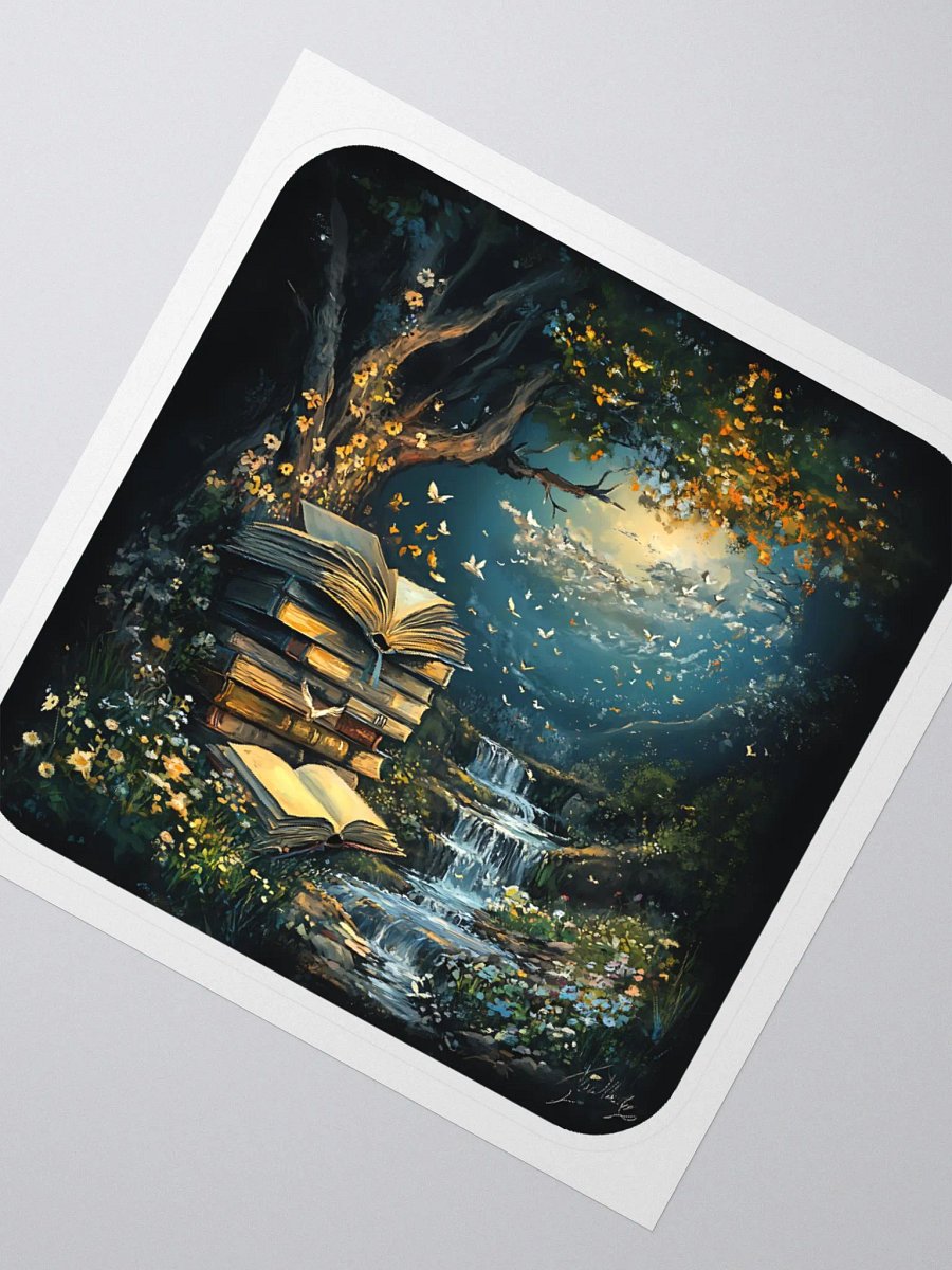 Books By The Stream Sticker product image (2)