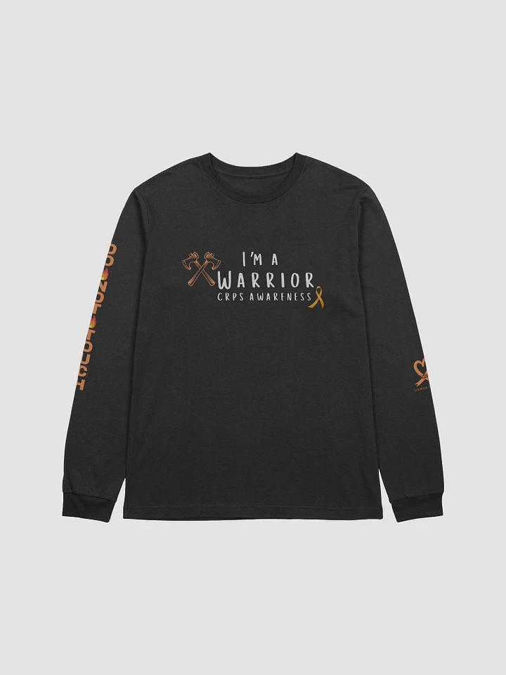 I'm a Warrior CRPS Awareness Do Not Touch RIGHT Arm 'Supersoft' Long Sleeve Shirt (Masculine Design- Unisex fit) product image (1)