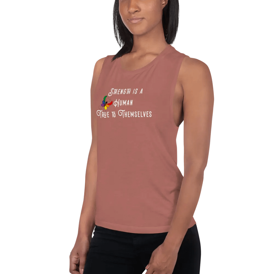 Strength is a Human (w) - Women's Tank Top product image (4)