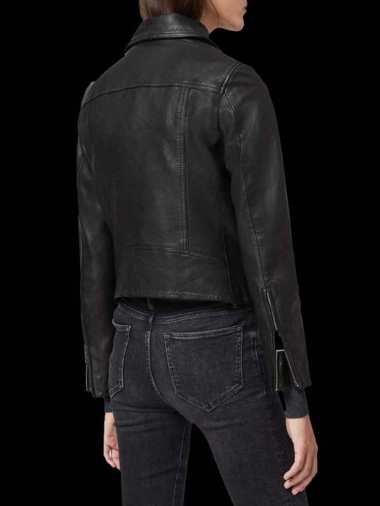 Ladies Giah Leather Blazer product image (2)