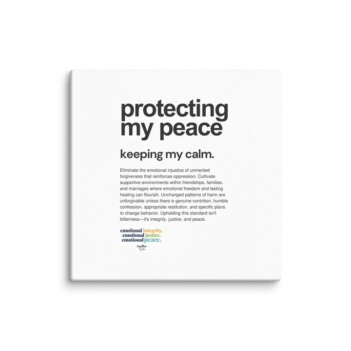 Official Planted By Calm | Calm Keepers Canvas (Style 2, Choose Your Size) product image (1)