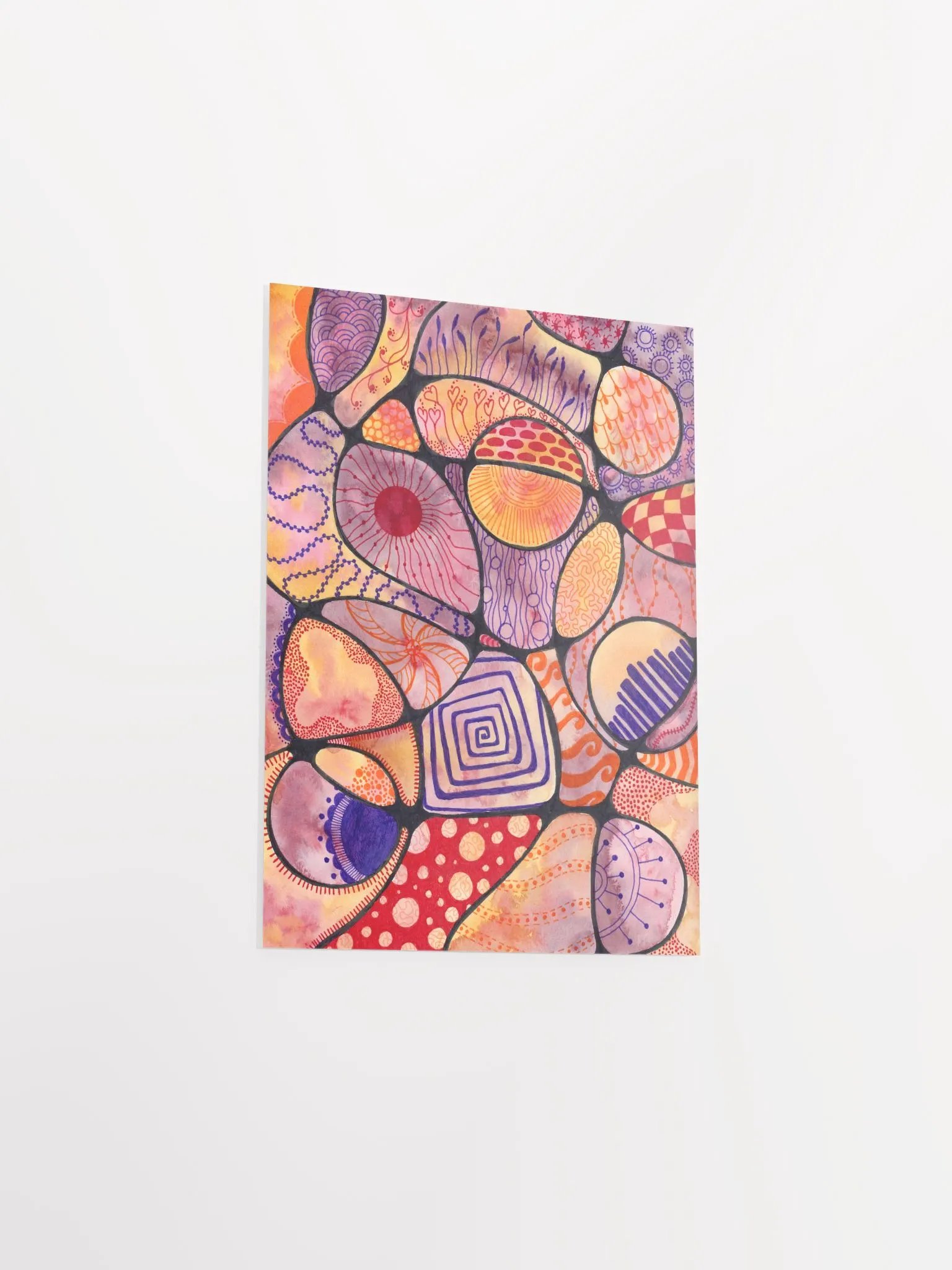 Neurographic Abstract Shapes Poster product image (9)