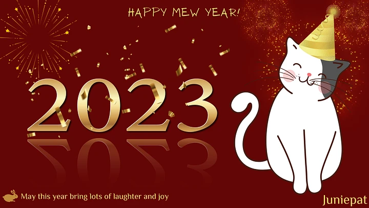 New Year Tickle Wallpaper 2023 product image (1)