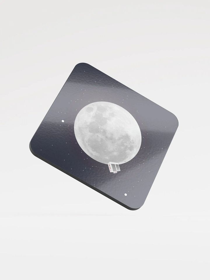 Clavius - Glossed Cork Coaster product image (2)