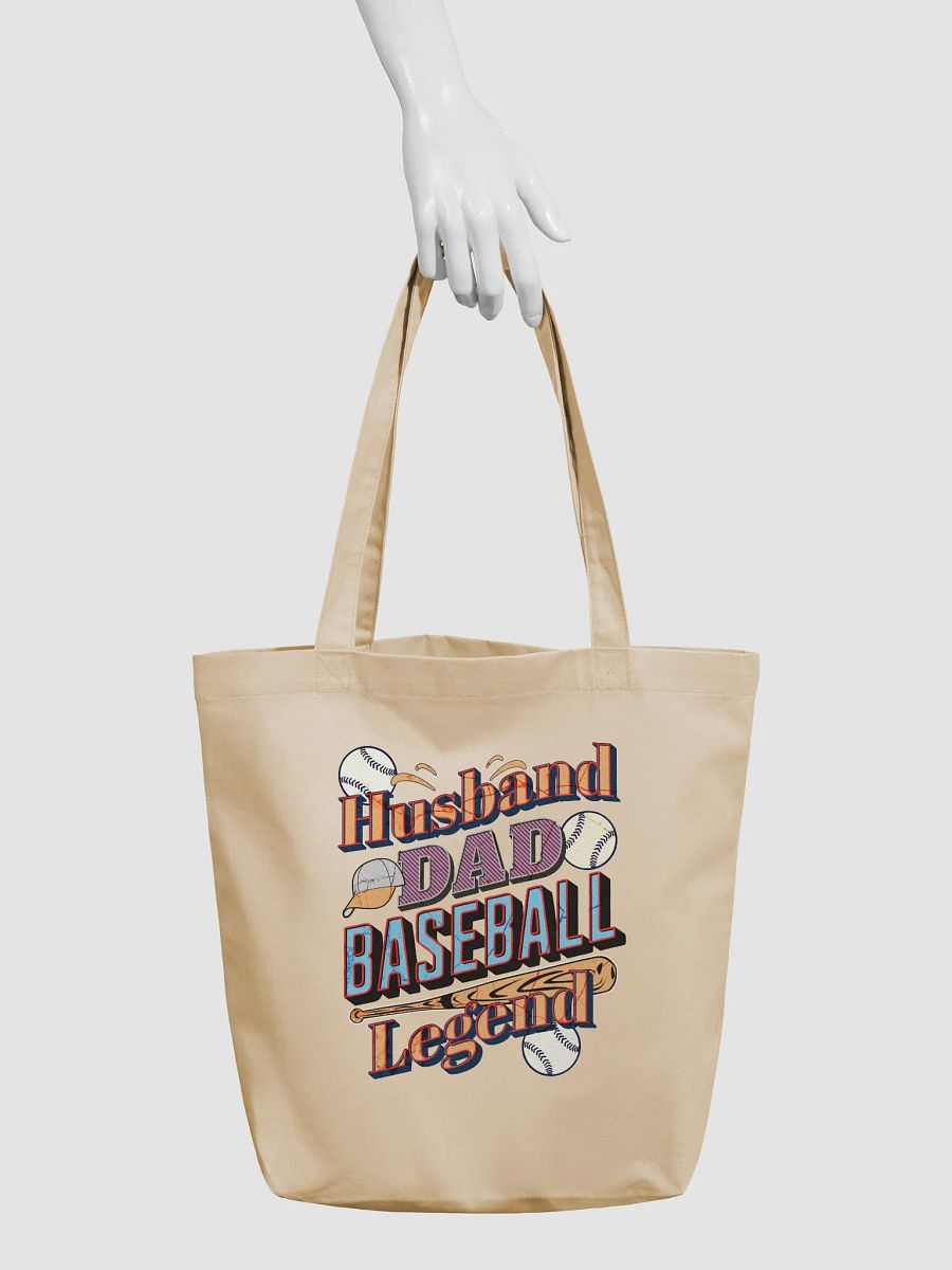 Husband Dad Baseball Legend Eco Tote Bag product image (6)