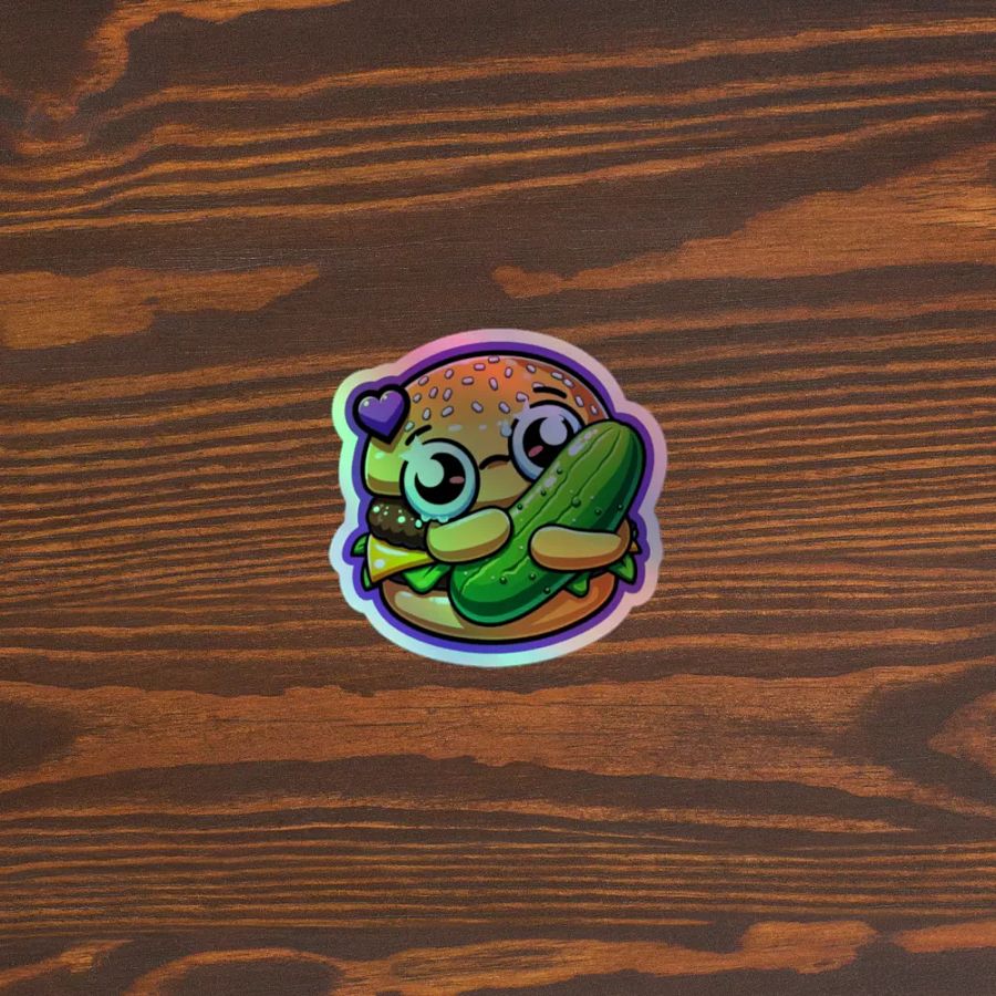 Burger Love Holographic Sticker Sheet product image (5)