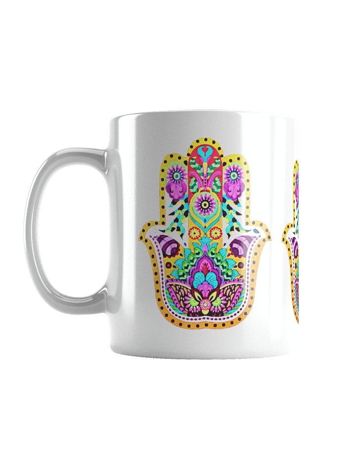 Radiant Hamsa Bloom - Mug product image (1)