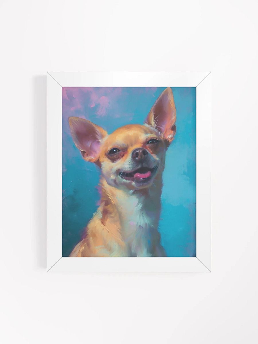 Vibrant Chihuahua Impressions Framed Poster product image (4)